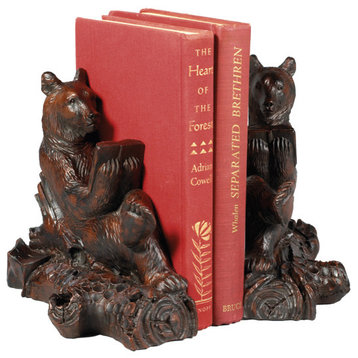 Reading Bear Bookends