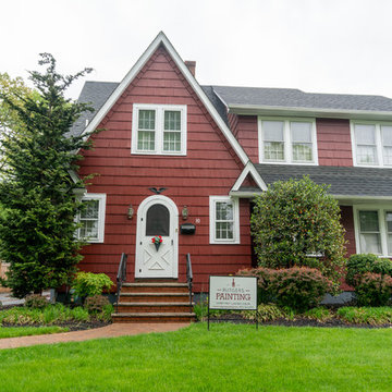 Cottage Red Paint Adds Rustic Feel To Gorgeous Cranford Home