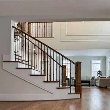 Project #117 | Custom Twist on a Classic L-Shaped Stair