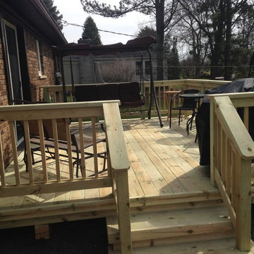 16 x 12 Pressure Treated Deck New Haven Michigan