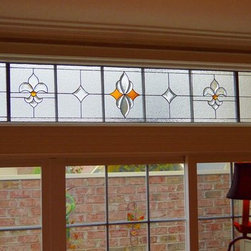 Fleur De Lis Color - Stained Glass Panels