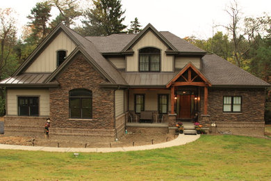 Inspiration for a rustic home design remodel in Other