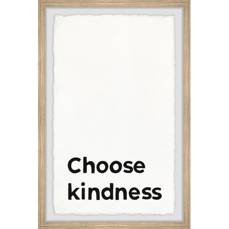 "Choose Kindness II" Framed Painting Print, 12x18