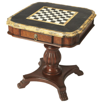 Butler  Fossil Stone Game Table