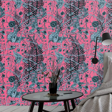 Secret Hedgerow design in the Last Pink colourway
