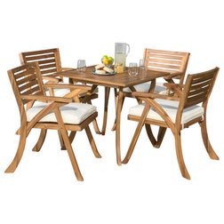 Transitional Outdoor Dining Sets by GDFStudio