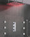 24" Ceiling Shower Rain Head Set With Shower Body Jets