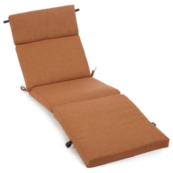 72" Outdoor Chasie Lounge Cushion, Mocha