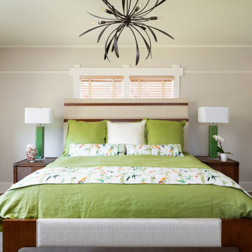 Craftsman Four Square, Seattle, WA - Master Bedroom and Home Office