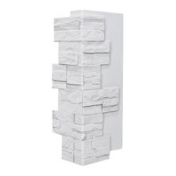 136-DURANGO STACKED STONE VENEER CORNER 24"H X 11"W X 1 1/4"D - Wall Panels