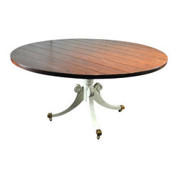 Hickory Chair James River 60" Round Campaign Dining Table - Products