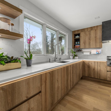 Modern Leicht Westchester Kitchen, Harrison NY