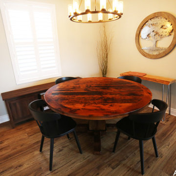 Round Reclaimed Wood Tables