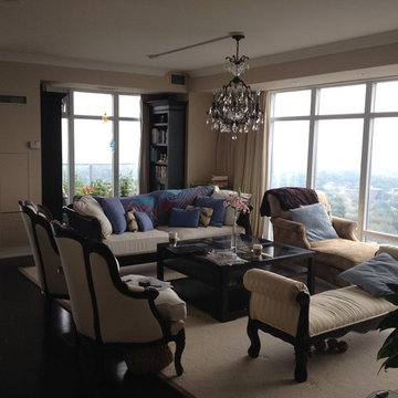 Yonge Street Condo Family Room Before