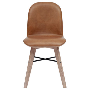 Dining Chair (Set of 2) Brown Scandinavian