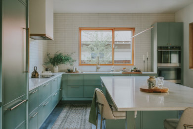 Kitchen - scandinavian kitchen idea in Other