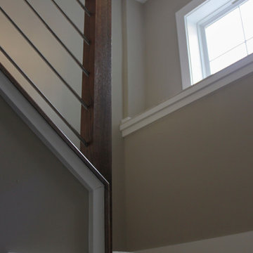Project #22 | Stainless Steel & Dark Wood Treads