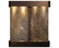Aspen Falls Water Fountain, Multi-Color Slate, Blackened Copper, Round