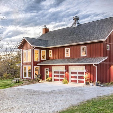 Custom Home Inspired by Client's Love of Barns