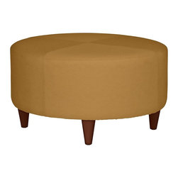 Loop Ottoman by La-Z-Boy shown in Cognac - Products