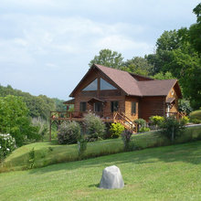 house and landscape
