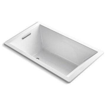 Kohler Underscore Rectangle 60" X 36" Drop-In Bath, White