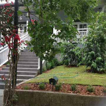 NEW VERANDAHS ADDED TO WIDE STEPPED ENTRY