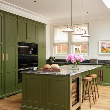 Kitchen designed for hosting