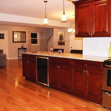 D8 Merlot kitchen cabinets in Pensacola Fl