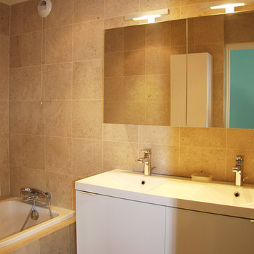 Salle de bains en pierre naturelle