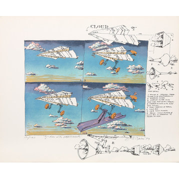 B. Bacon "Glider With Attachments" Lithograph