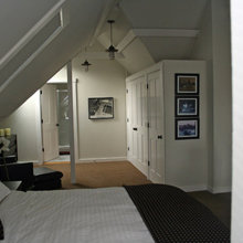 upstairs