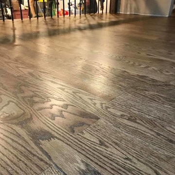 Prospect Heights - Refinishing Hardwood Floor Red Oak 3 1/4” and New staircase d