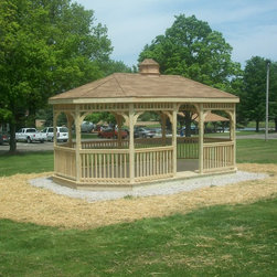 12'x20' Wood Gazebo - Gazebos
