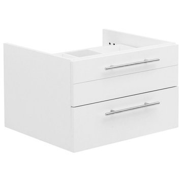 Fresca FCB6124-VSL Lucera 24" Single Wall Mounted Vanity Cabinet - White