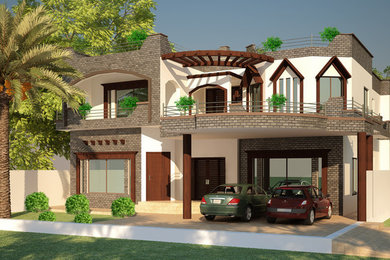 Example of a minimalist home design design in Other