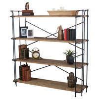 Denise Austin Home Mercia 4-Shelf Bookcase