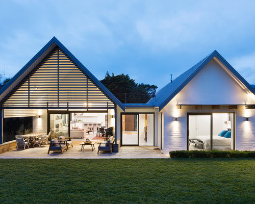 Moderne Häuser mit Backsteinfassade Ideen, Design & Bilder | Houzz