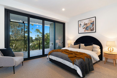 Modern bedroom in Adelaide.