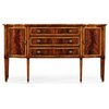 Mahogany Sideboard With Curved Doors