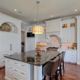 Millenium cream granite kitchen