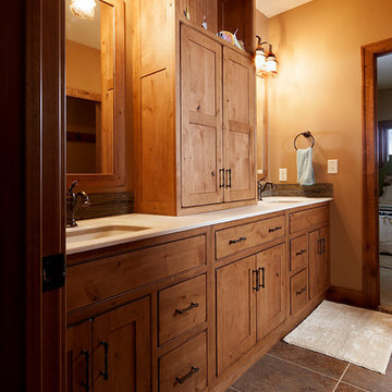 Door style: Savannah Inset | Species: Paint grade | Finish: Vintage