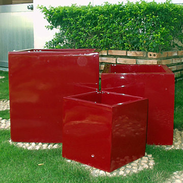 Fiberstone Lacquer Planters