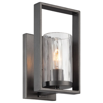 Elements Wall Sconce, Charcoal