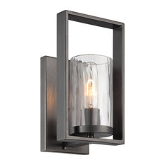 Elements Wall Sconce, Charcoal