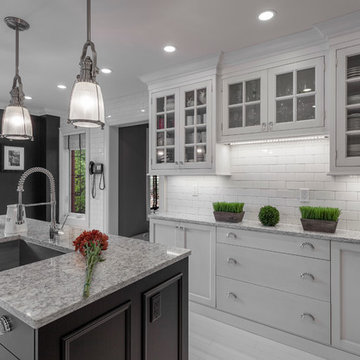 Elmwood Cabinetry- 2-Toned Painted Transitional Kitchen