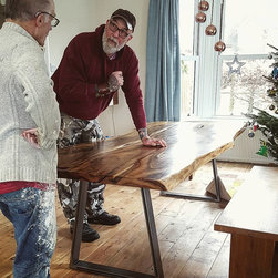 bespoke live-edge Walnut 8-seater dining table - Dining Tables