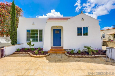 Trendy home design photo in San Diego