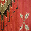 Arrowhead Southwest Lodge Area Rug, Red, 7'10"x9'10"