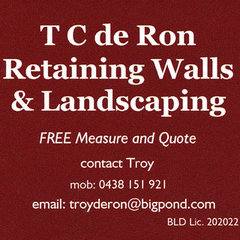 T C de Ron Retaining Walls & Landscaping